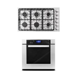 LUXURY KITCHEN APPLIANCES - New Open Box RANGE OVEN COOKTOP HOOD 