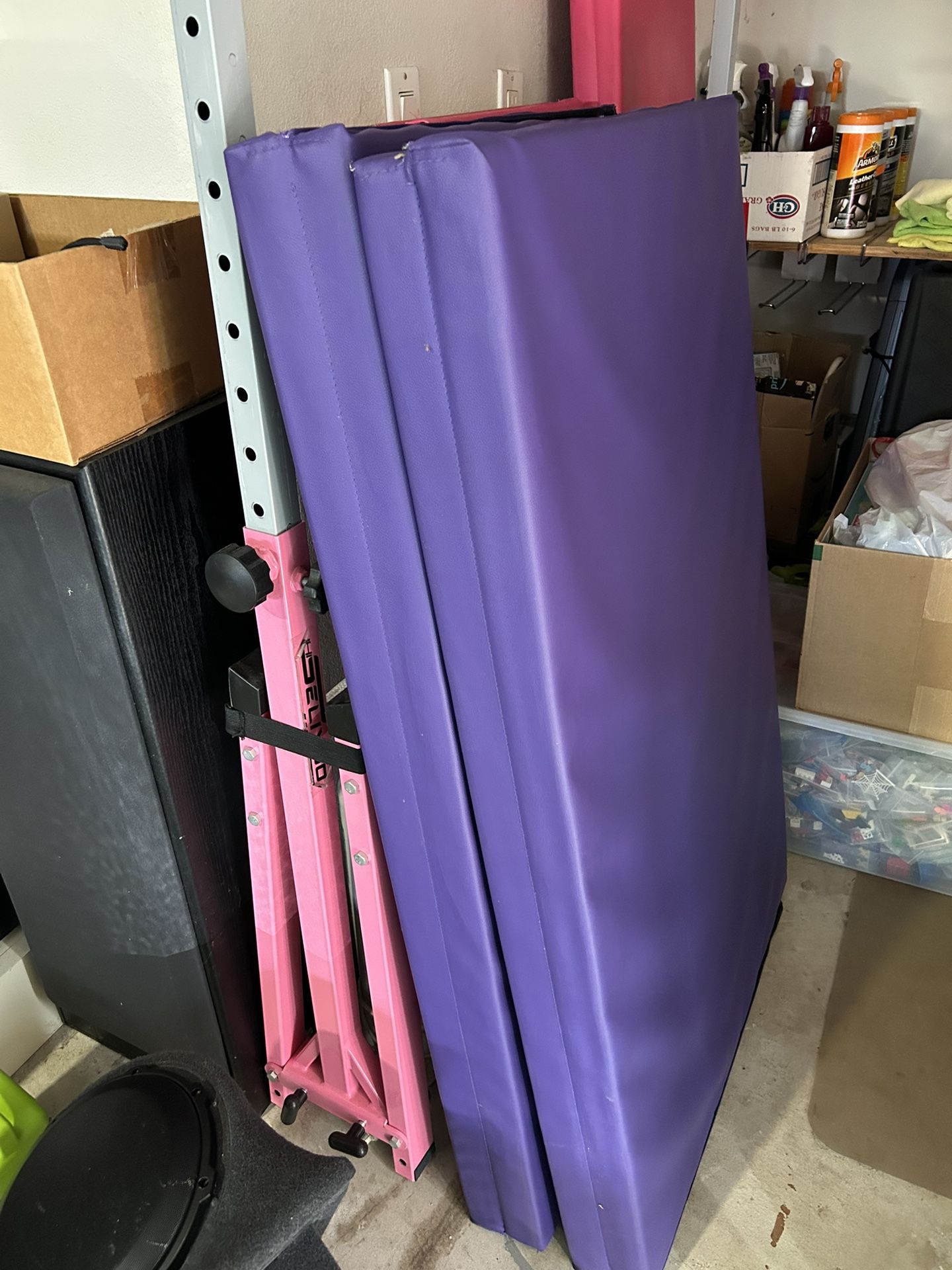 Folding Gym Mat New 10 X 4 Gymnastics Yoga Workout Martial Art