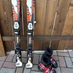 Kids Ski  and Ski boots $80