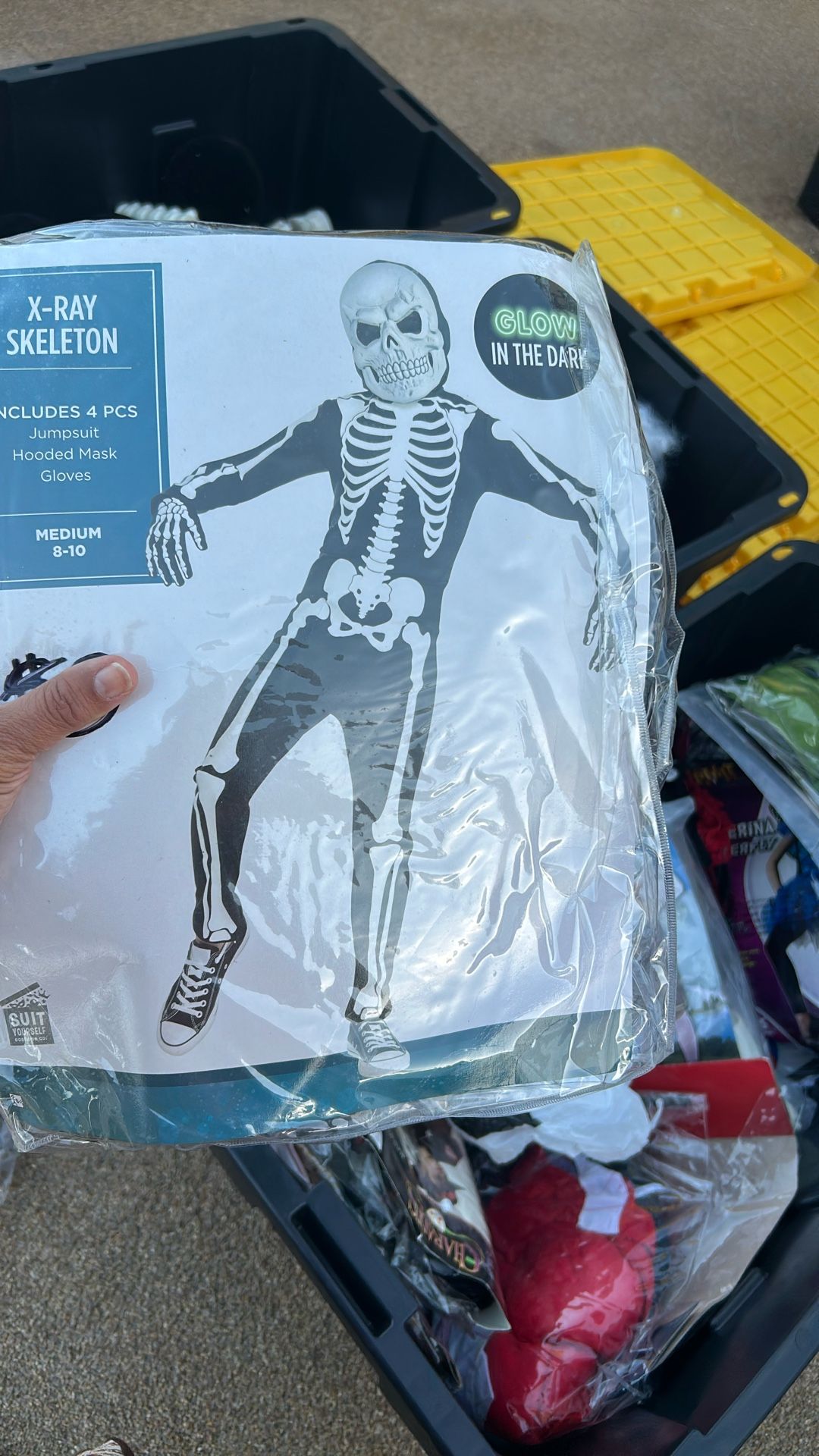 Halloween Costume: X-ray Skeleton