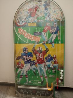 Vintage~Touchdown Football Pinball Game