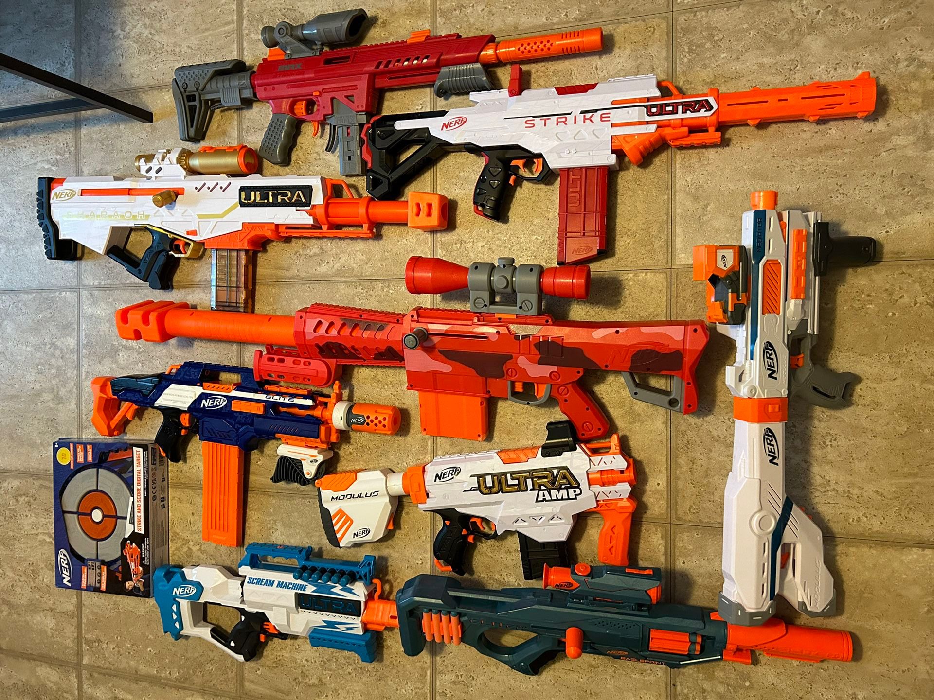 Nerf Gun Lot