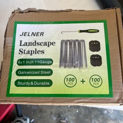 100 Piece Landscape Staples 6x1