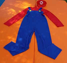 Super Mario bros Mario adult costume size S