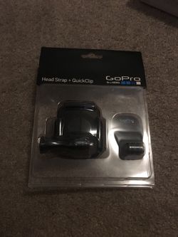 GoPro head strap + quickclip