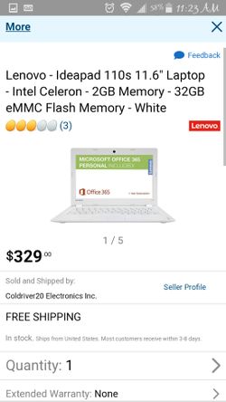 Laptop > Lenovo ideapad New