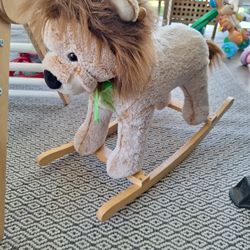 Plush Lion Rocker  Animaladventure