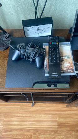 PlayStation 3 Slim Console with Controller and Game