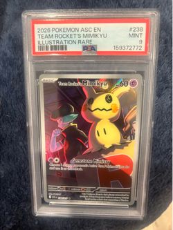 Team Rocket’s Mimikyu PSA 9