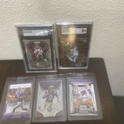 Joe Burrow Cards Set Panini Prizm Graded