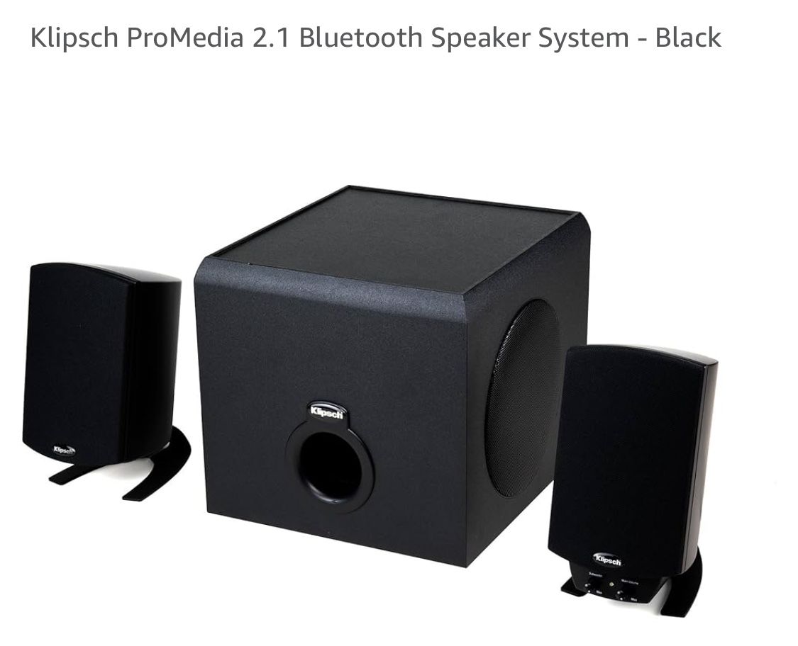 Klipsch Pro media 2.1 Bluetooth Speaker System