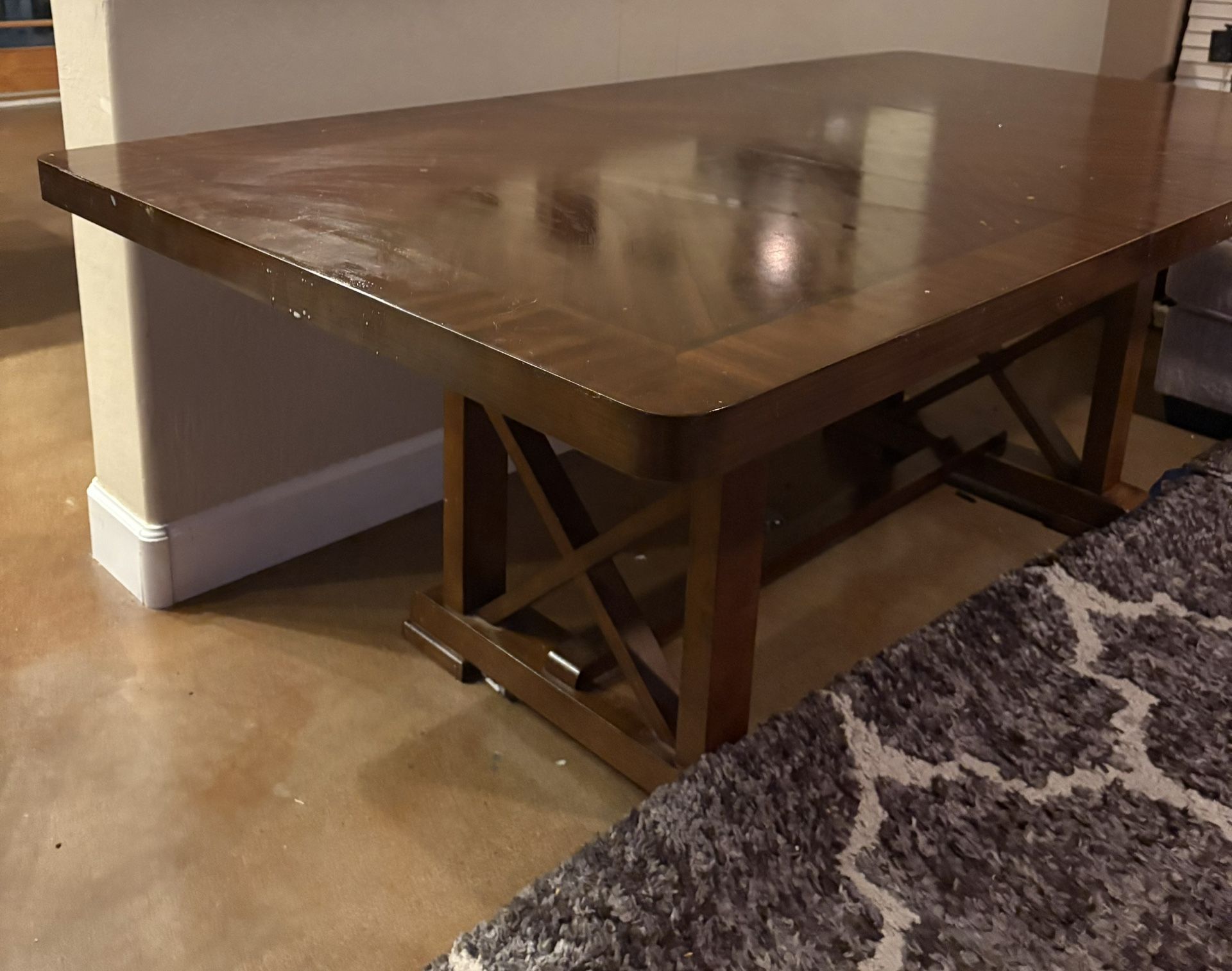 Kitchen Dining Table Hardwood With Leaf