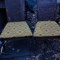 Vintage Dinner Chairs (4)