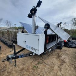 DC Solar Trailer Generator