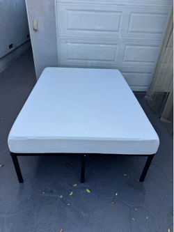 Like NEW FREE full-size 2” topper w/ purchase of 8” memory foam gel mattress $150, metal 16” under-bed storage$125