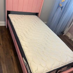 Twin Pink Bed 