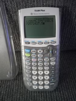 Texas Instruments TI-84 Pluse Clear Calculator 