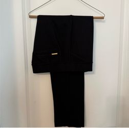 Black Designer Stretch Pants