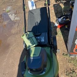 62V Brushless 22 in. Electric Cordless Battery Self- Propelled Lawn Mower with 2 4.0 Ah Batteries and Charger