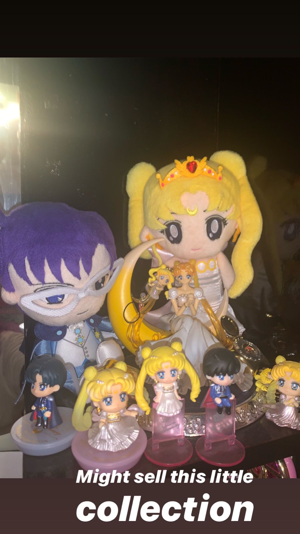 Sailor moon figures and plush