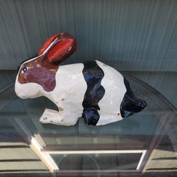 Vintage Mexican Folkart Paper Mache Large Rabbit