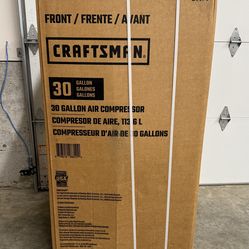 CRAFTSMAN 30-Gallon Portable Electric 175 PSI Vertical Air Compressor Model #CMXECXM301 $759 plus tax at Lowe's