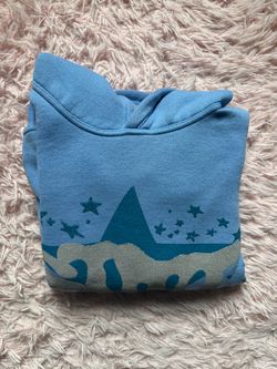 Blue Pullover Hoodie — Size M