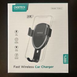 Choetech Wireless Charging Car Mount NEW Phone Holder 7.5W Fast Wireless Charging Car Mount -  Two Charge Mode - Allows fast wireless charging and sta