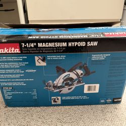 15 Amp 7-1/4 in. Corded Lightweight Magnesium Hypoid Circular Saw with built in fan and 24T Carbide blade