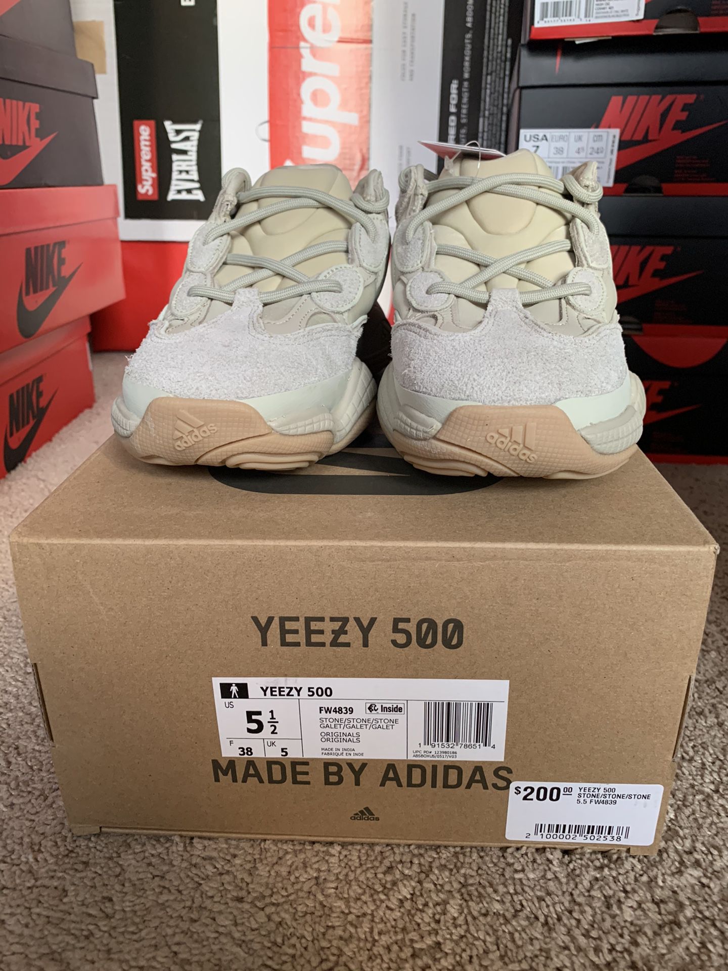 Adidas Yeezy 500 Stone Size 5.5