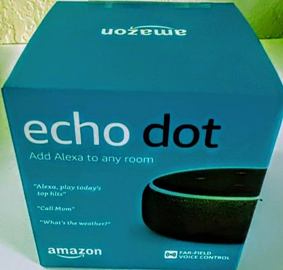 Echo Dot (3rd Gen), Brand NEW! Smart speaker w/ Alexa