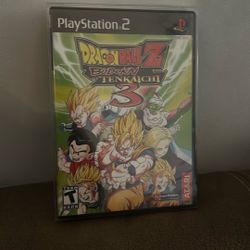 Dragon Ball Z Tenkaichi 3 PS2 CIB