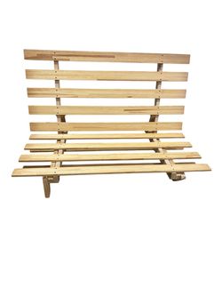 Tri fold solid wood Futon bed frame
