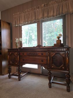 Antique Jacobean Sideboard