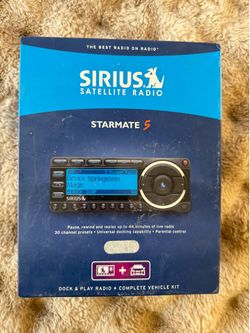 Sirius satellite radio starmate
