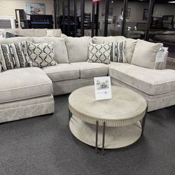 New Double Chaise Sectional By Ashley, Delivery Available 