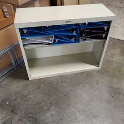 Meehans 36 w x 12 deep x 29 high bookshelf metal