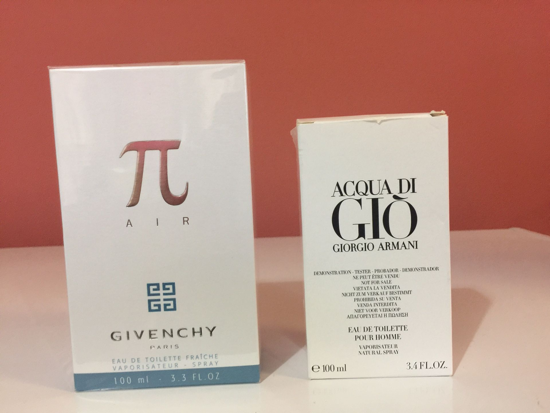 Authentic Giorgio Armani 100 ml & GIVENCHY 100 ml