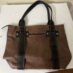 Excellent Condition Brown Leather Woman Shoulder Bag