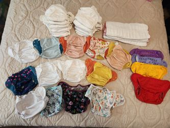Esembly size 2 cloth diapers