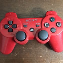 Ps3 Dualshock Red Controller