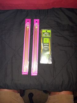Knitting Needles, 3 Pair