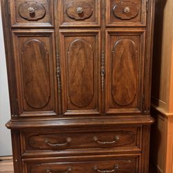 Solid Wood Dresser/Wardrobe