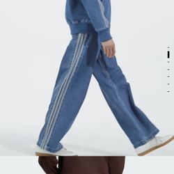 New Mens 32 Adidas Denim Firebird Pants Jeans $70 cash, pick up in Reseda only (Tampa and Vanowen)