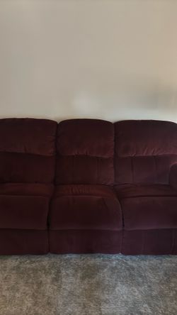 Lazyboy sofa and live seat wine color