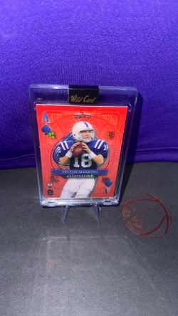 2024 NFL Wild Card Inc Peyton Manning/ Nico Iamaleava back2back Shrt #r’d Parallel Card! 1/1! NRM/M cond!