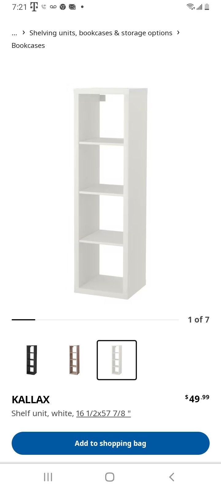 Kallax Ikea 4 Shelf Unit
