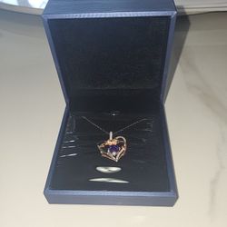 Heart Jeweled Necklace 