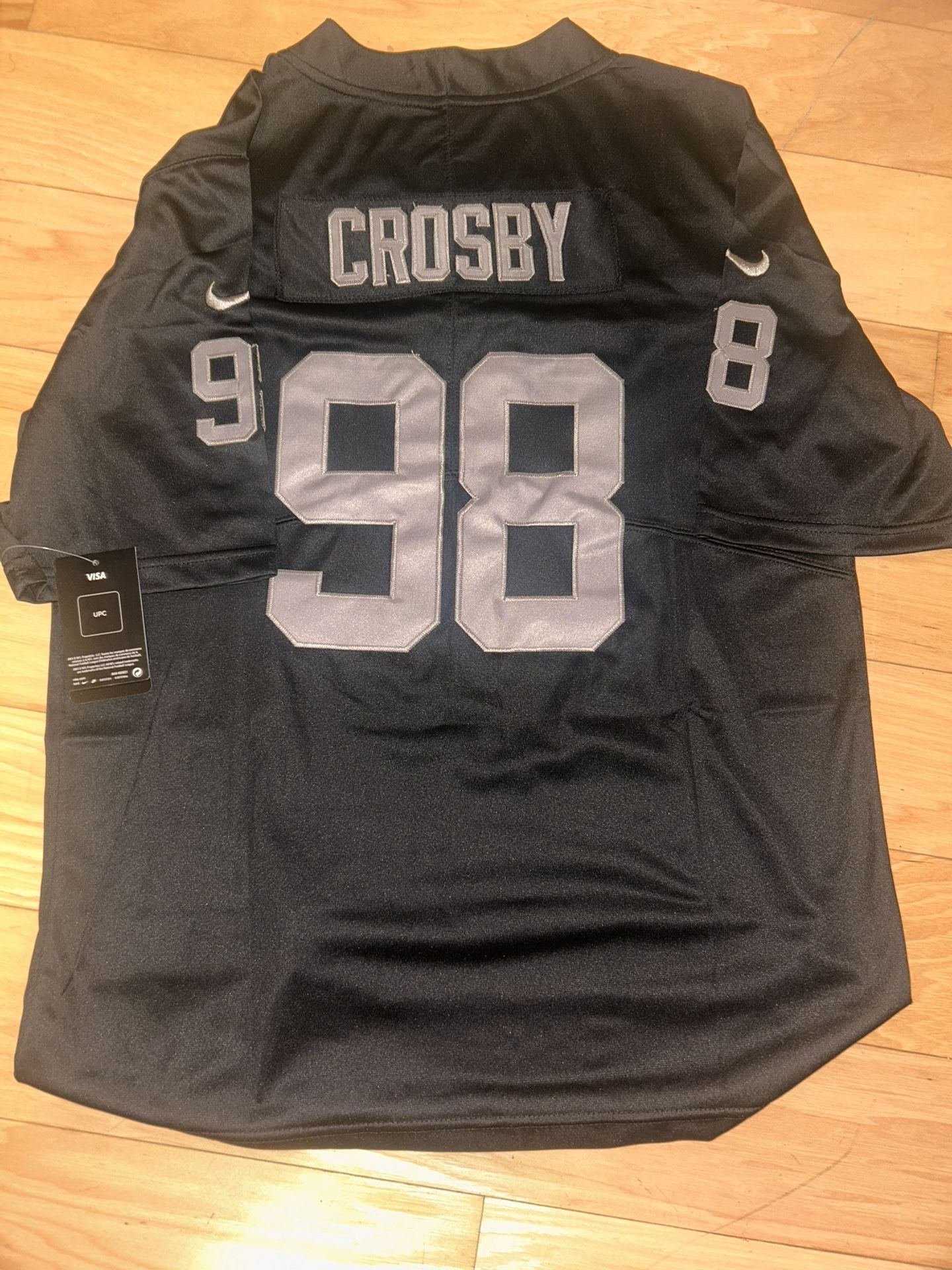 Maxx Crosby Raiders Jersey Size Small-XL