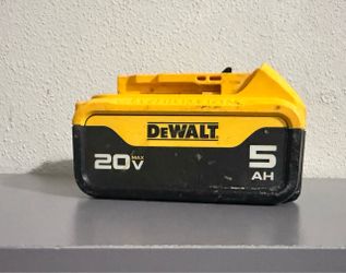 Dewalt 5 ah 20v battery